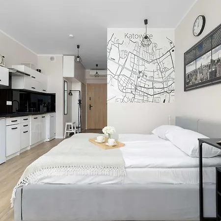 アパート Funkcjonalne Z Klimatyzacja I Miejscem Do Pracy By Renters